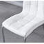Chaise d'appoint rembourrée en cuir Burcker-2121299746