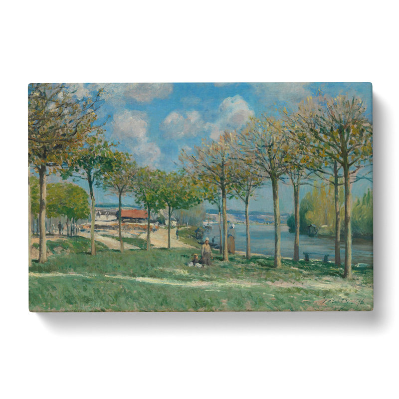 View Of Marly From Coeur-Volant by Alfred Sisley - Wrapped Canvas, 50cm H x 76cm W x 3cm D