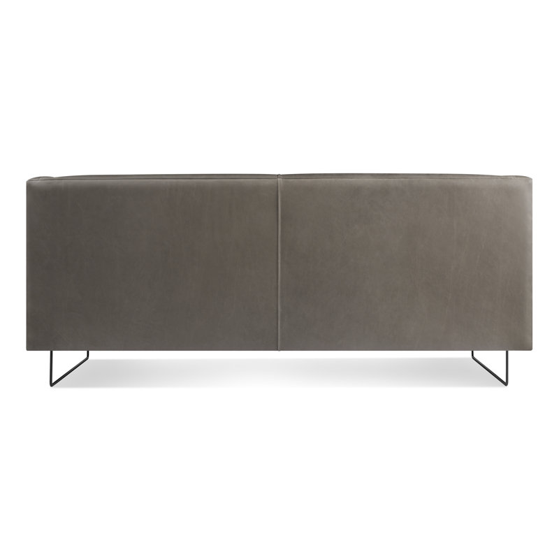 Bonnie Sofa, Camel Genuine Leather, 29" H x 72" W x 33" D