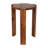 Middlewich 4 Piece Set 20"H Brown Mango Wood Tall Accent Tables and a Solid Frame for a Stylish Addition to Your Home