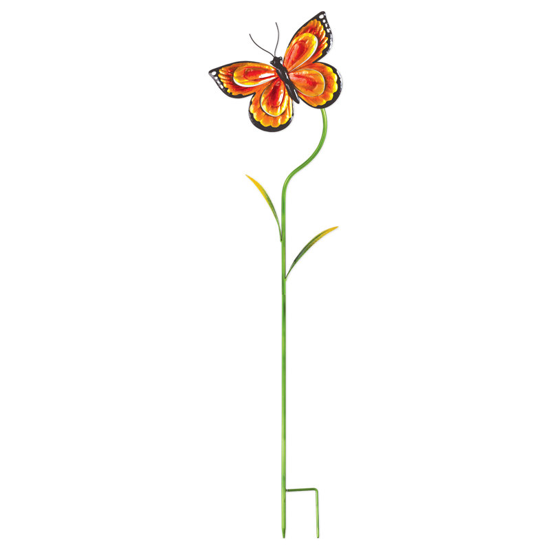 Sanem Insects Garden Stake, Orange/Black