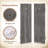Costway Window Shutter Set Of 2 Reclaimed Wall Decor With Antiqued Surface-99172398