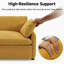 Fauteuil d'appoint surdimensionné en chenille à assise profonde avec coussins décoratifs-267802179