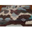 Tapis contemporain abstrait 6 x 8