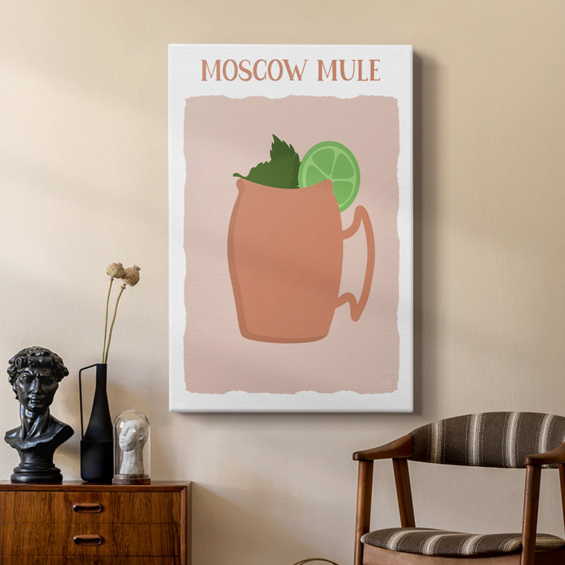 Moscow Mule -Custom Wrapped Gallery Cavas, 36" H x 24" W