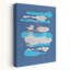 Abstrait contemporain abstrait bleu fluide-2068925156