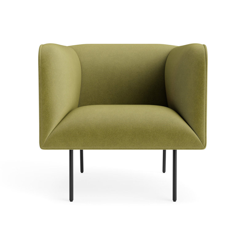 MTO - Dandy Lounge Chair Black Legs, Loden Velvet