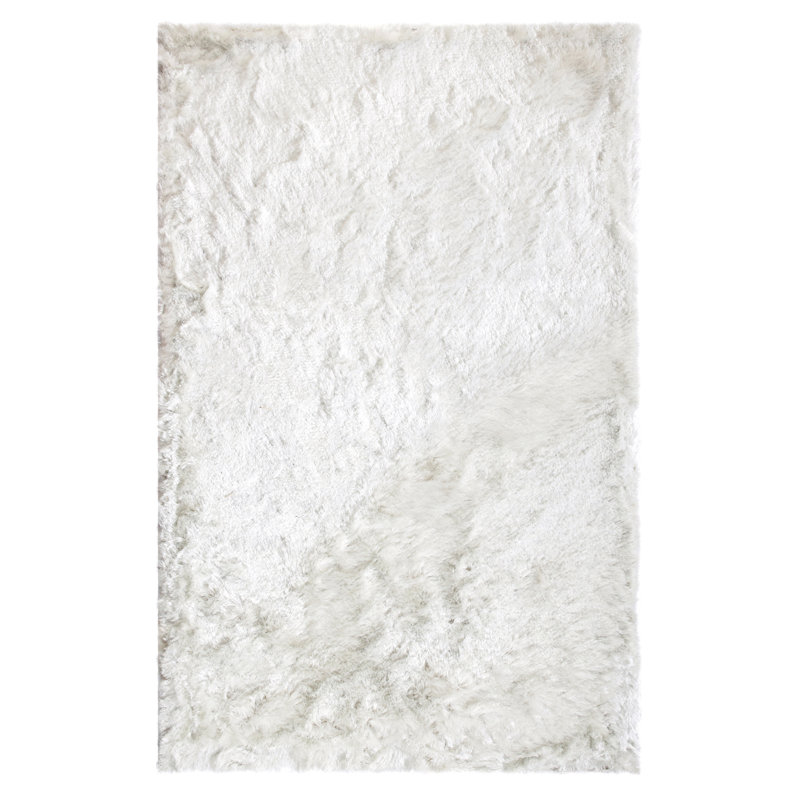 Tapis ivoire tissé à la main Kailyn, Rectangle 3 pi x 5 pi