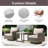 Hansencamp 5 - Person Outdoor Seating Group With Fire Pit With Swivel Glide Chair And Cushions-1219811148