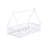 Twin Teepee Tent Bed With Guardrails & Solid Wood Frame-1152381307