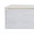 Aurimas 77"L Rectangular Console Cabinet in Pearl White & Silver Shimmer