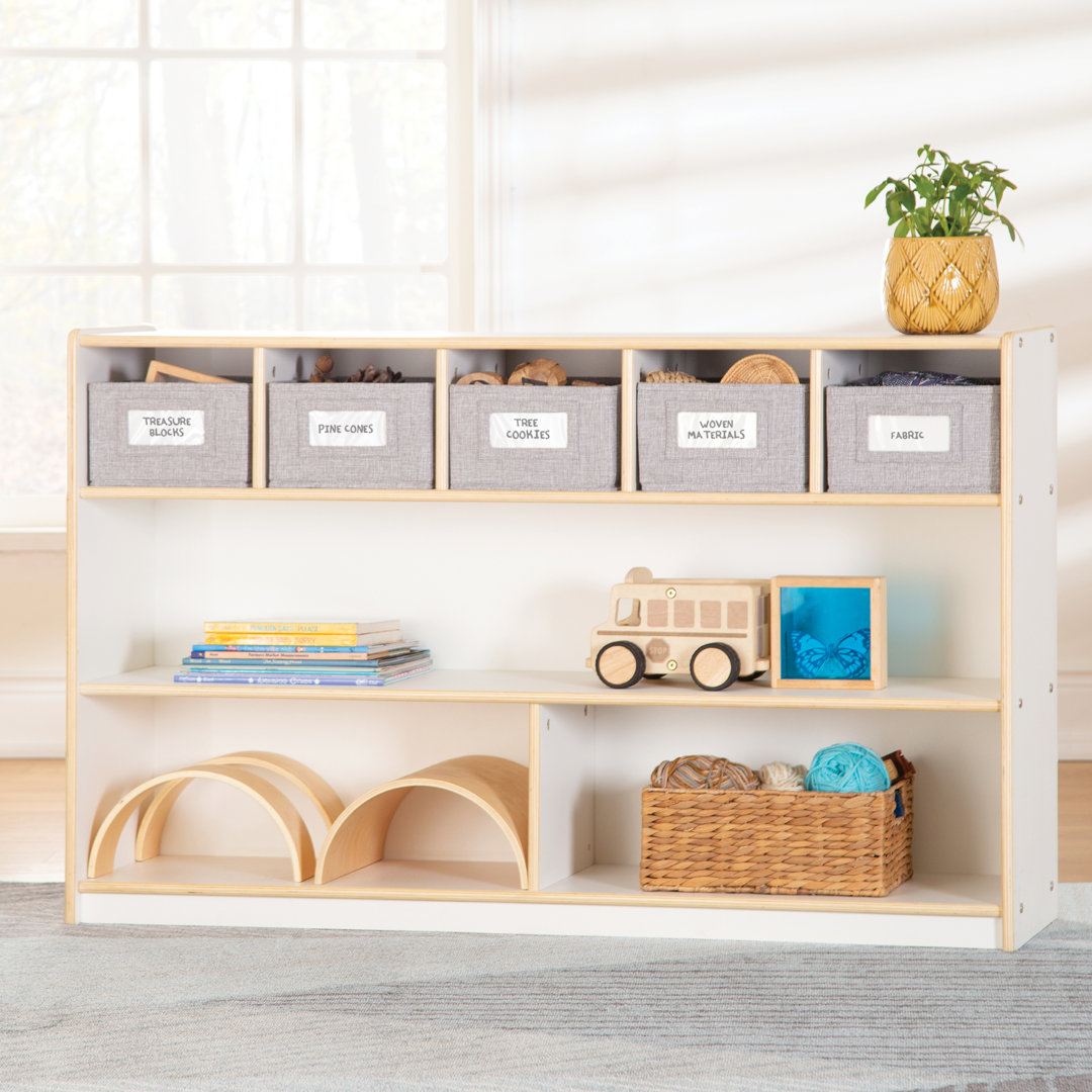 EdQ Essentials Shelves & 5 Bin Storage Unit Guidecraft 
