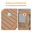 Banc de douche en bois manufacturé Ayondela-1481170242