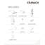 Angelsey Thermostatic Shower System with Push-Button Valve, Dual Shower Head and Hand Shower-86512766