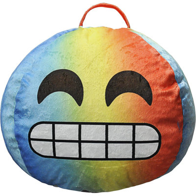 Emoji Pals Emoji Flawless Bean Bag, Tye Dye