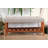 Charla Fabric & Oak Finish Bench-496043724