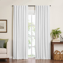 Faux Flax Linen Nicetown Blackout Curtains