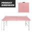 Table pliante rectangulaire 49,2 po