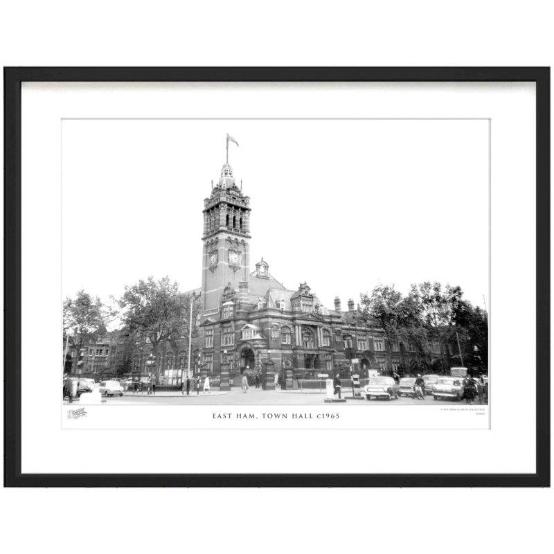 East Ham, Town Hall C1965 by Francis Frith - Single Picture Frame Print, 40cm H x 50cm W x 2.3cm D
