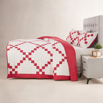 Irish Chain Patchwork Quilt Set