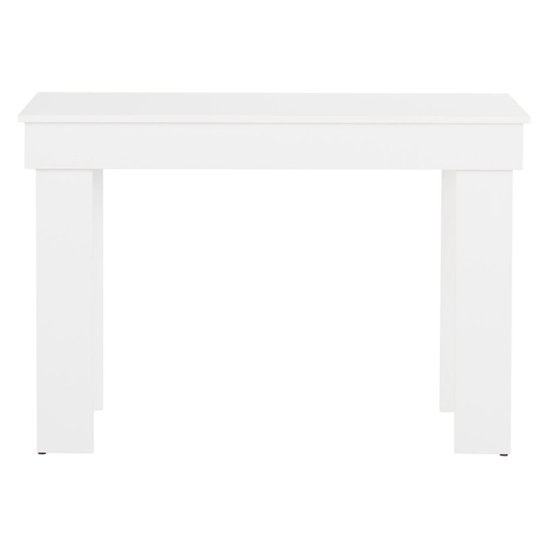 Maudrey 60cm L x 90cm W Dining Table, White