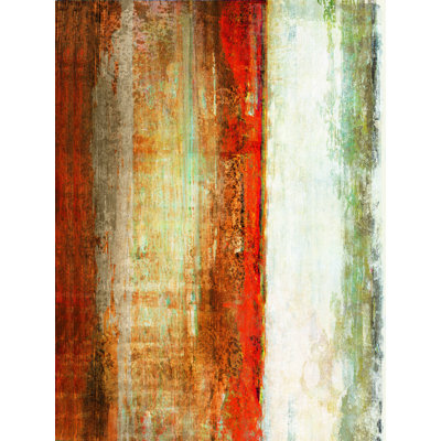 Orange frais - peinture sur toile tendue
