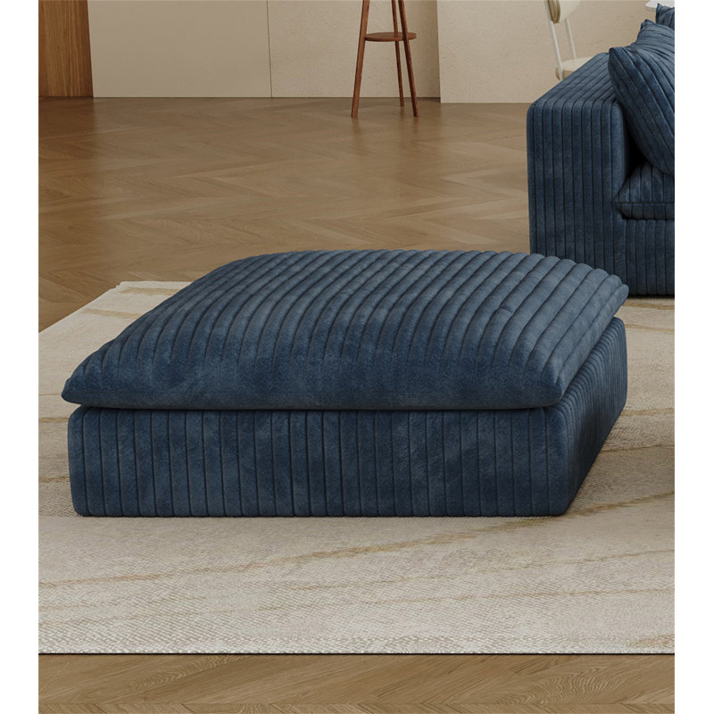 Cloud Sofa (Only Including Ottoman), Blue