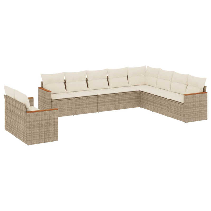 Vidaxl Garden Sofa Set Beige
