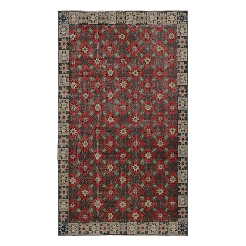 Vintage One-of-a-Kind 3'10X6'9 Hand Knotted Area Rug