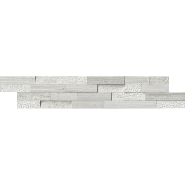 Stonecrest 6 in. x 24 in. Multi Finish Natural Stone Ledger Panel Corner Wall Tile