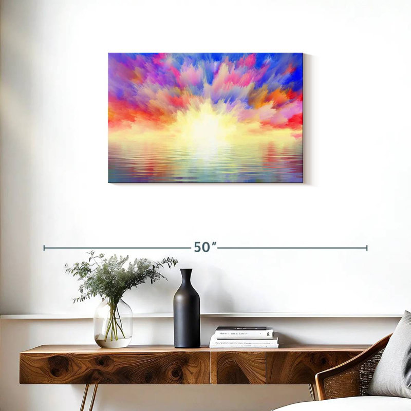Alvord Ocean Sunrise Burst, H 20 po x l 30 po