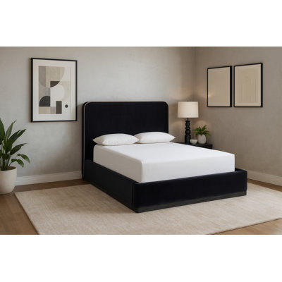 Dayna Velvet Upholstered Bed