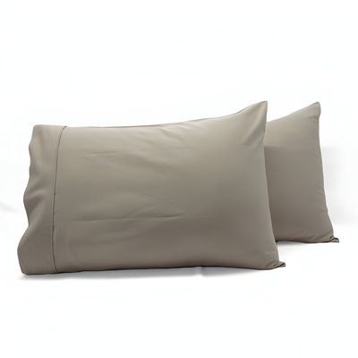 400TC Sateen Cotton Solid Pillowcases (Set Of 2)