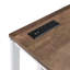 Bureau d'écriture en noyer avec port USB (bureau)-258274687