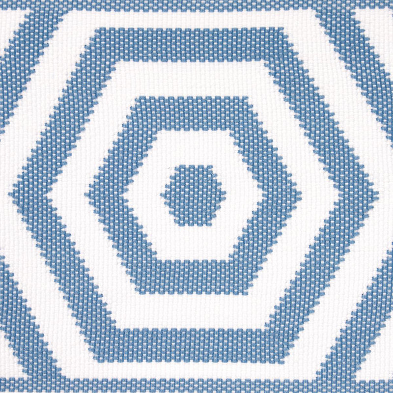 Schumacher x Mary McDonald Bees Knees Indoor/Outdoor Tape, Sky