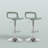 Dressler Modern Swivel Adjustable Height PP Bar Stool with Low Back, Set of 2-324261137