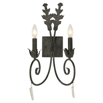 James 2 - Light Candle Wall Light