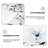 37"X22" Bathroom Vanity Top, With Undermount Ceramic Sink And Backsplash, Artificial Marble Bathroom Vanity Top With 3 Faucet Holes( Only Bathroom Vanity Top )-579987670-579987669