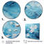Cerulean Seascape II - Abstract Landscape Canvas Wall Art-410192837-410192861