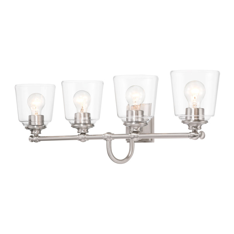 Breakwater Bay Ahmil - 4 Lt Vanity, Brushed Nickel