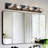 40" Modern 6-Light LED Vanity Light - Sleek Bathroom Wall Fixture