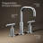Purist Widespread Faucet with Drain Assembly Low Lever Handles and Low Gooseneck Spout-1649833379