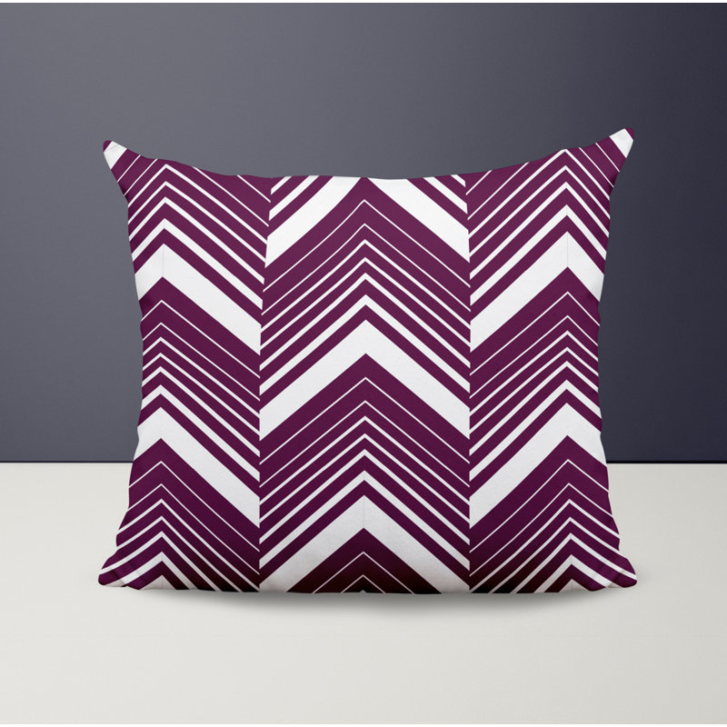 Housse et insert de coussin décoratif en polyester, L 15 po x H 15 po, Mauve