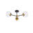 Caisha Glass Semi Flush Mount-61751730-61751731