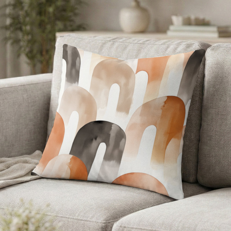 Coussin Arc - Coussin Boho, H 20 po x l 20 po