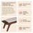 Noah Solid Wood Bench with Upholstered Cushion Seat-123273946