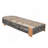 Outdoor Patio Adjustable Lounge Chair - Uncushioned For Backyard Pool Garden-Grey Rope & Natural Iron