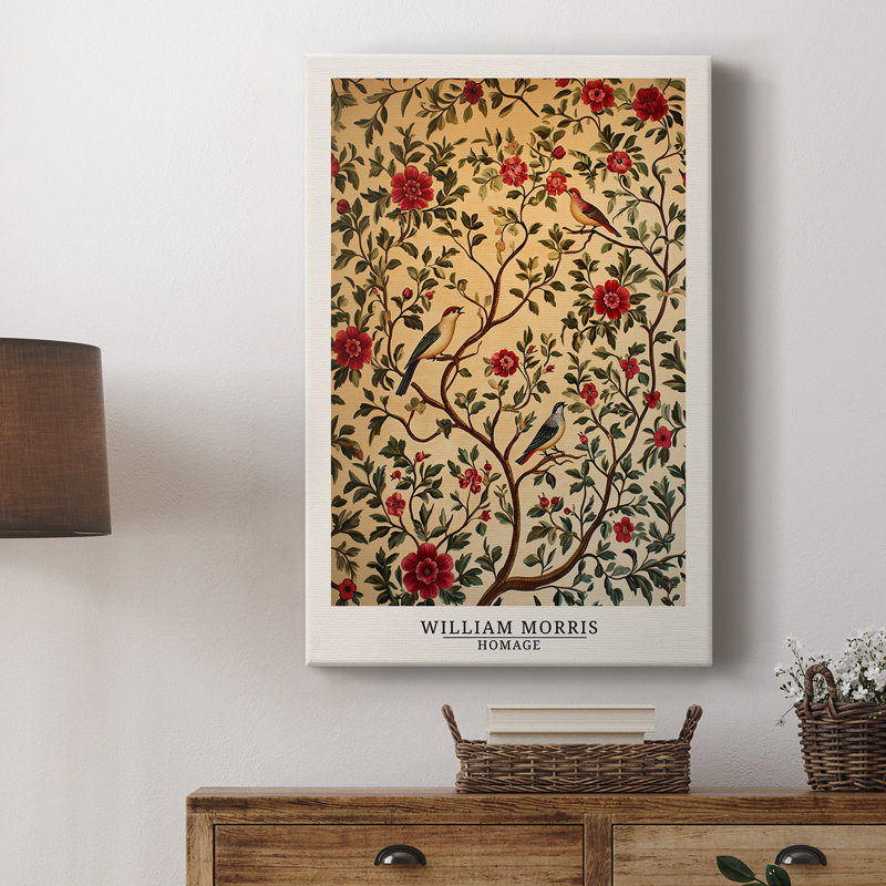 Série Wm morris cccxvii - Cavas enveloppés de galerie, H 18 po x l 12 po