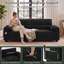 Causeuse surdimensionnée 87 po avec ports de chargement rapide intégrés, canapé en chenille à assise très profonde 87 po-1454901236