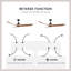 Baylor 60-in White Ceiling Fan